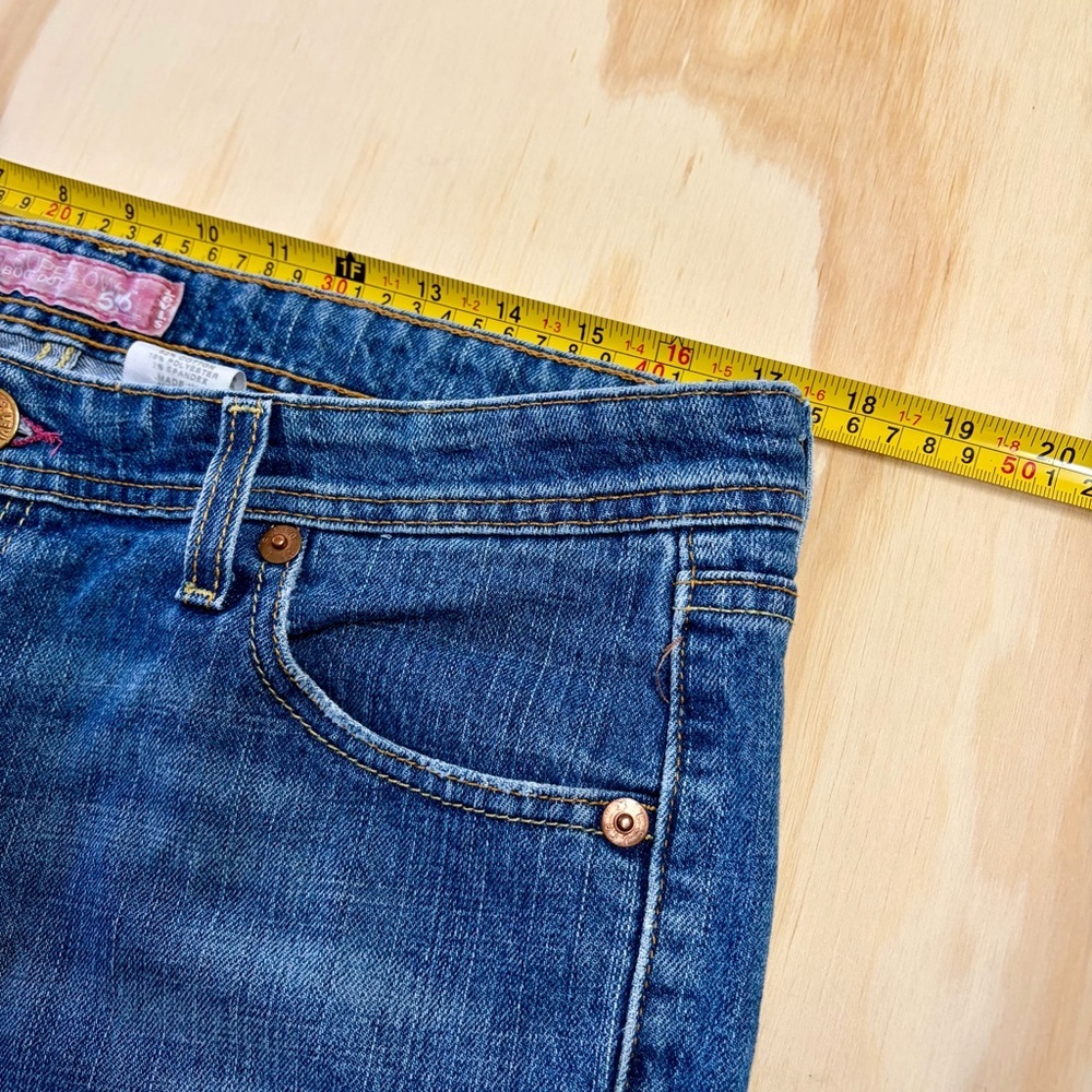 Levi’s 518 Superlow Bootcut Jeans Y2K Low Rise Flare 33 - Picture 12 of 13